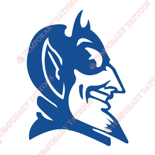 Duke Blue Devils Customize Temporary Tattoos Stickers NO.4290